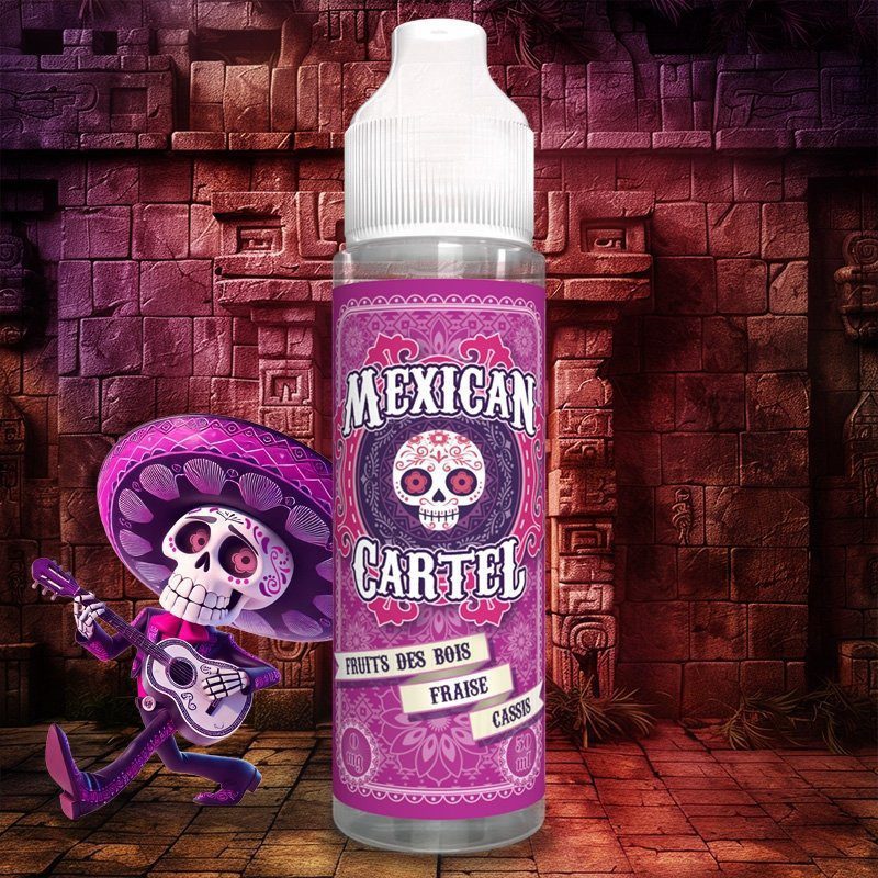 Mexican Cartel Shortfill - Fruits Des Bois Fraise Cassis (Erdei Gyümölcs, Ribizli, Eper, Jég) 50ml