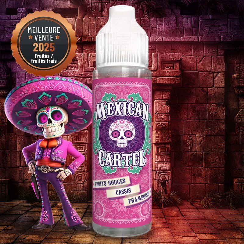 Mexican Cartel Shortfill - Fruits Rouges Cassis Framboise (Piros Gyümölcsök, Ribizli, Málna Jég) 50ml