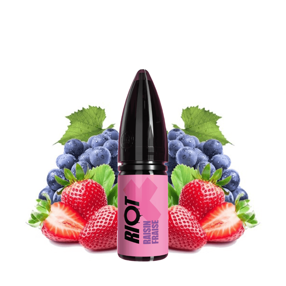Riot X Salt - Grape Strawberry (Szőlő Eper) E-liquid 10ml