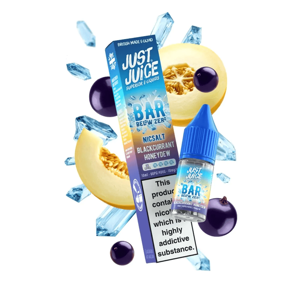Just Juice Bar Salt Below Zero - Blackcurrant Honeydew (Fekete Ribizli Sárgadinnye) E-Liquid 10ml