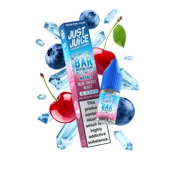Just Juice Bar Salt Below Zero - Blue Cherry Blast (Cseresznye Áfonya) E-Liquid 10ml