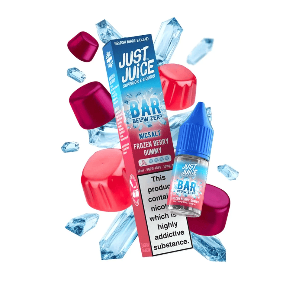 Just Juice Bar Salt Below Zero - Frozen Berry Gummy (Fagyott Bogyós Gumicukor) E-Liquid 10ml