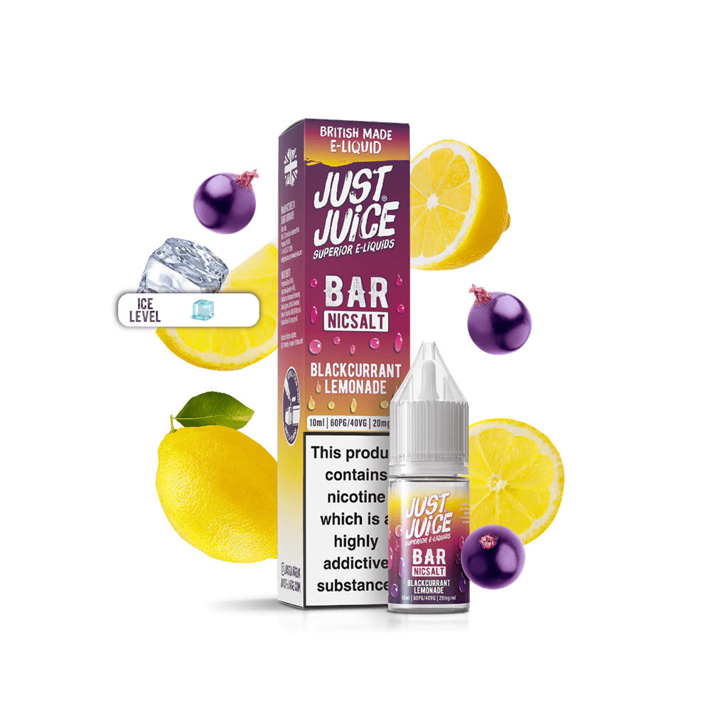 Just Juice Bar Salt - Blackcurrant Lemonade (Fekete Ribizli Limonádé) E-Liquid 10ml