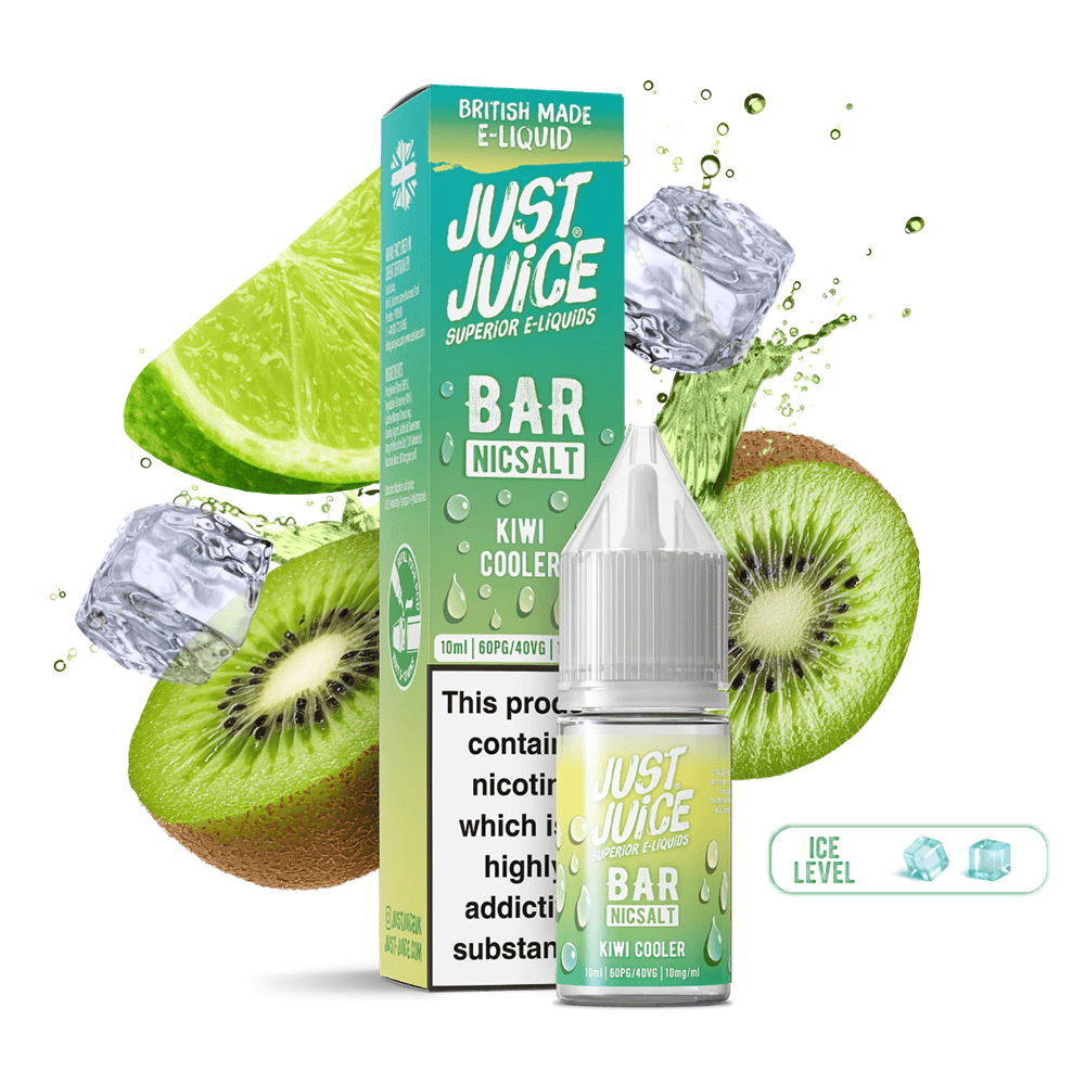 Just Juice Bar Salt - Kiwi Cooler (Kivi, Lime, Jég) E-Liquid 10ml