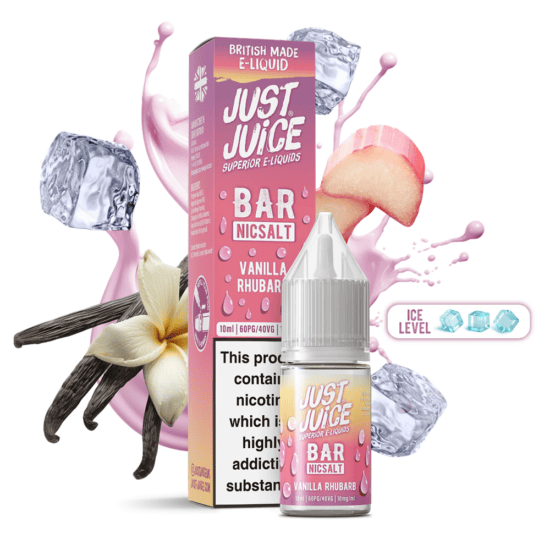 Just Juice Bar Salt - Vanilla Rhebarb (Vanília Rebarbara) E-Liquid 10ml