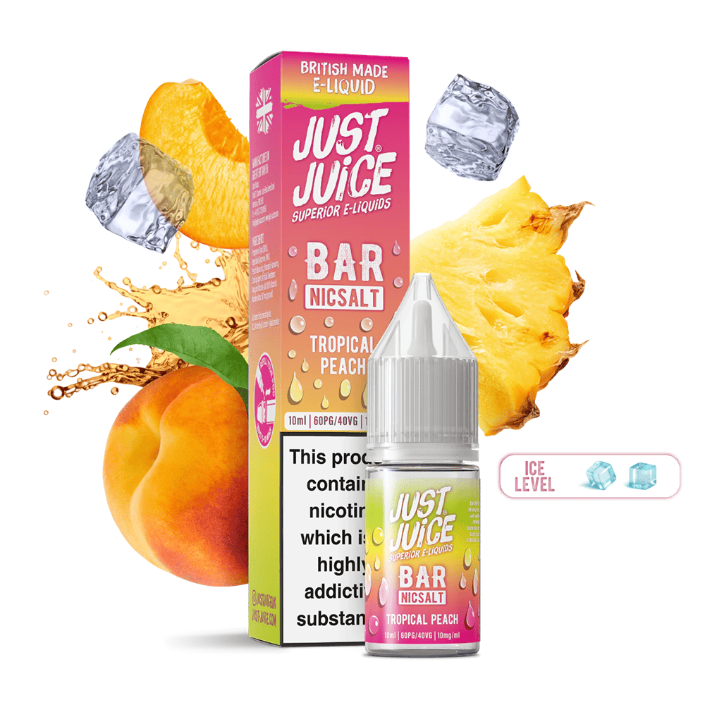 Just Juice Bar Salt - Tropical Peach (Trópusi Őszibarack) E-Liquid 10ml