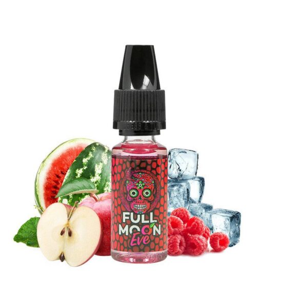 Full Moon - Eve (Piros Alma, Görögdinnye, Málna, ice) Aroma 10ml