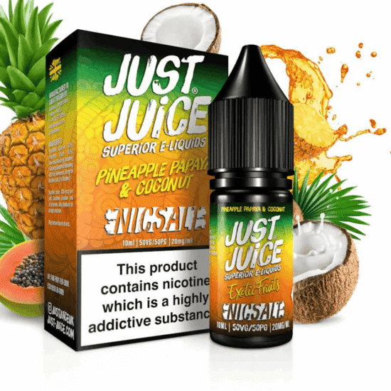 Just Juice Salt - Pineapple, Papaya & Coconut 10ml e-liquid