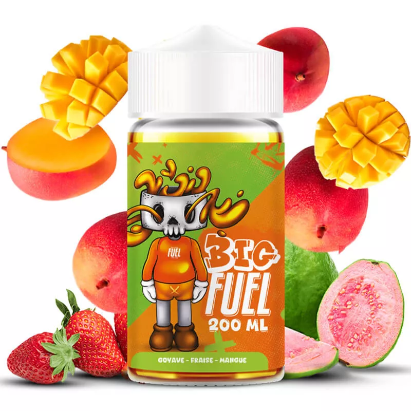 Big Fuel - Fraise Mangue Goyave Rose shortfill 200ml