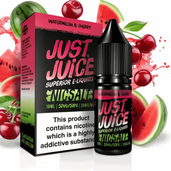 Just Juice Salt - Watermelon & Cherry 10ml e-liquid