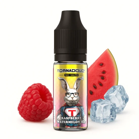 Raspberry Watermelon Ice Nic Salts Tornadoliq Gobar 10ml 20mg