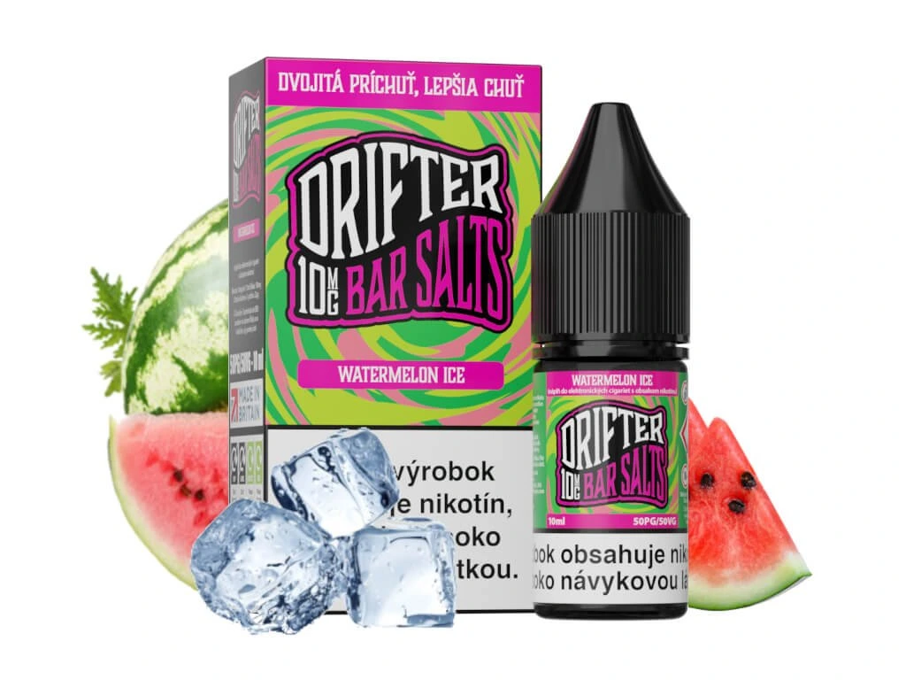Drifter Bar Salts - Watermelon Ice 10ml e-liquid
