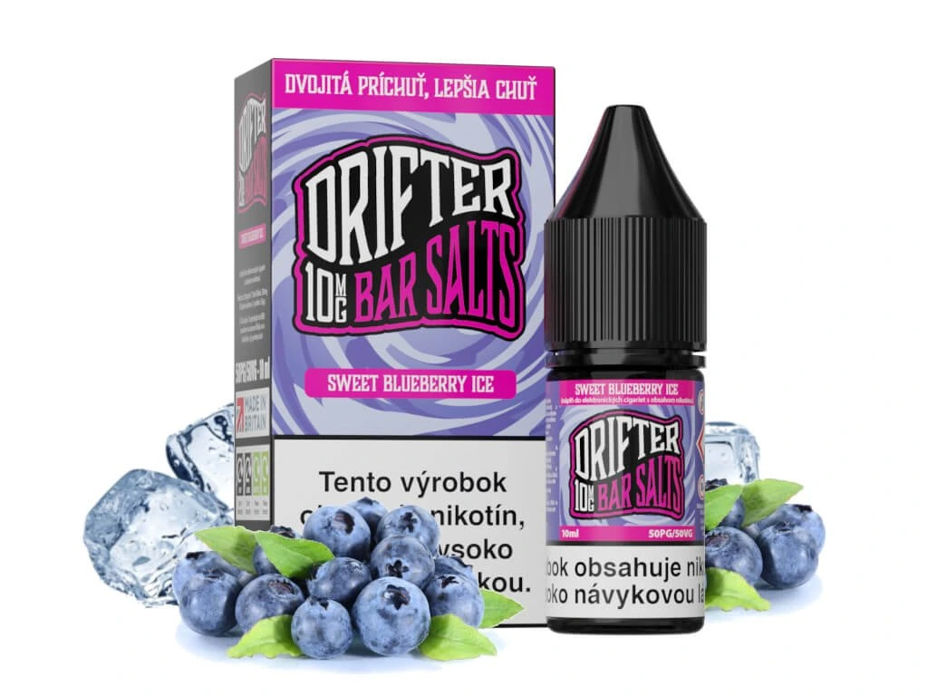Drifter Bar Salts - Sweet Blueberry Ice 10ml e-liquid