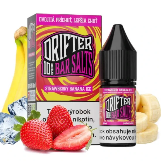 Drifter Bar Salts - Strawberry Banana Ice 10ml e-liquid