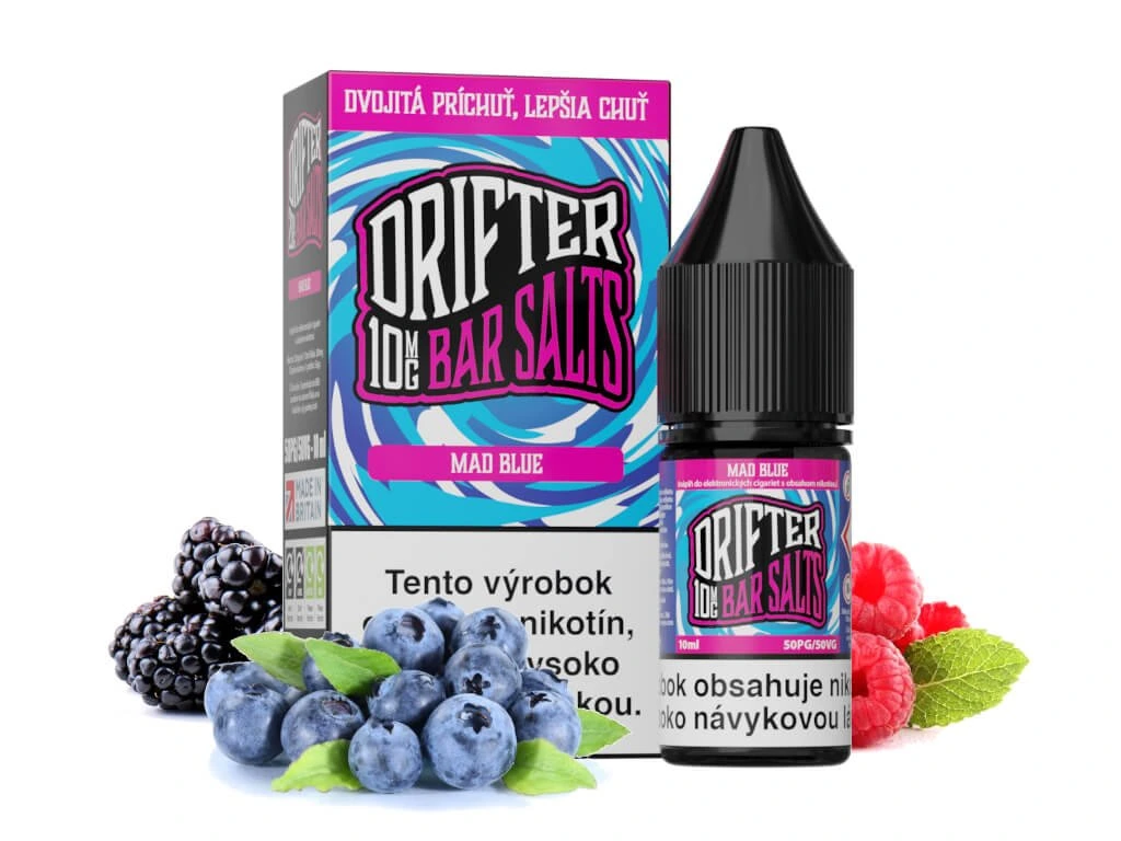 Drifter Bar Salts - Mad Blue 10ml e-liquid