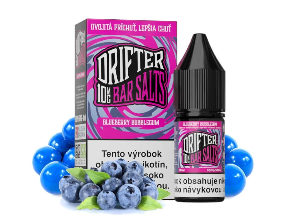 Drifter Bar Salts - Blueberry Bubblegum 10ml e-liquid