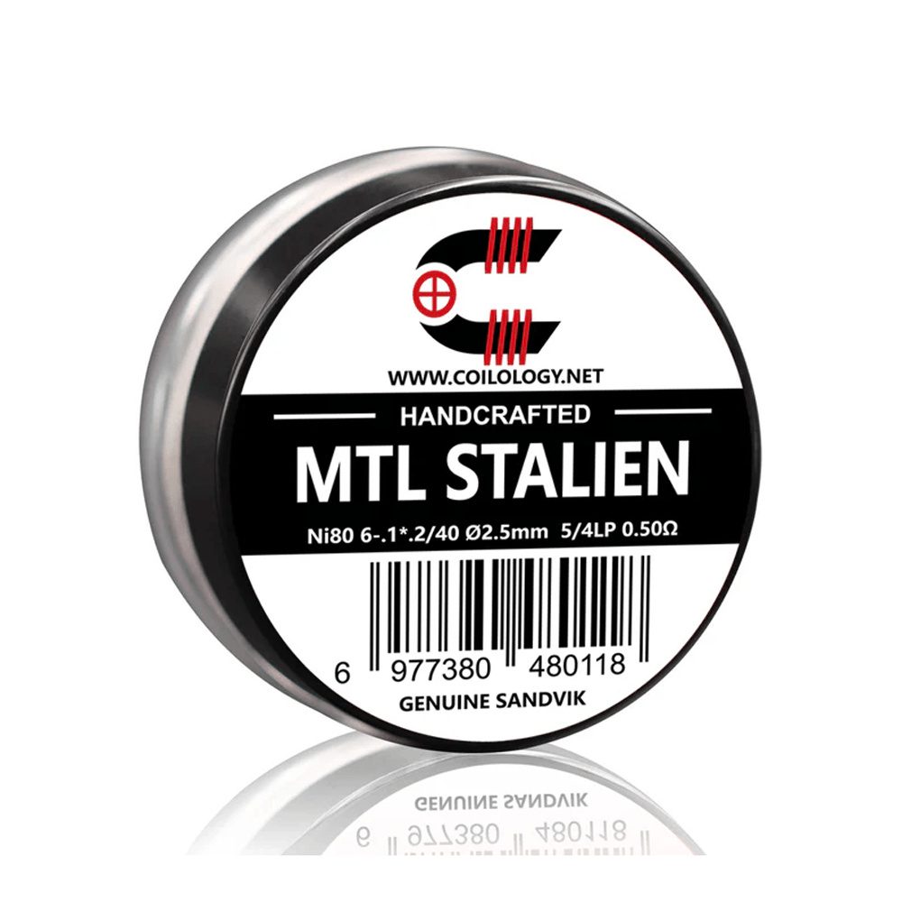 Coilology - Handcrafted Sandvik Stalien Ni80 0.50Ω Előretekert Spirálok 2db