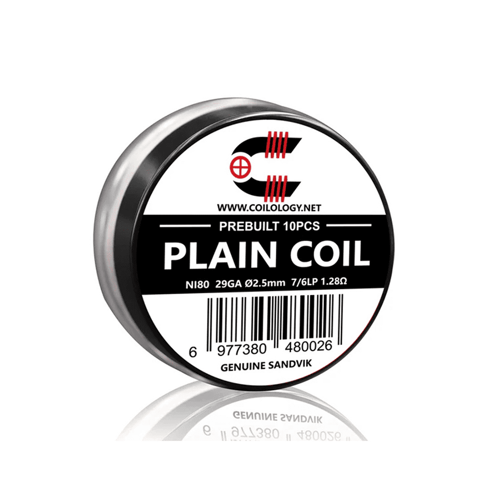 Coilology Sandvik Plain Coil Ni80 Előretekert Spirálok (10db)