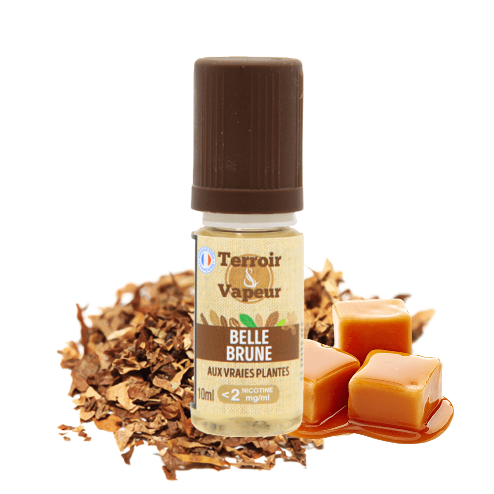 Terroir & Vapeur - Belle Brune (Karamell, Dohány) 10ml E-liquid