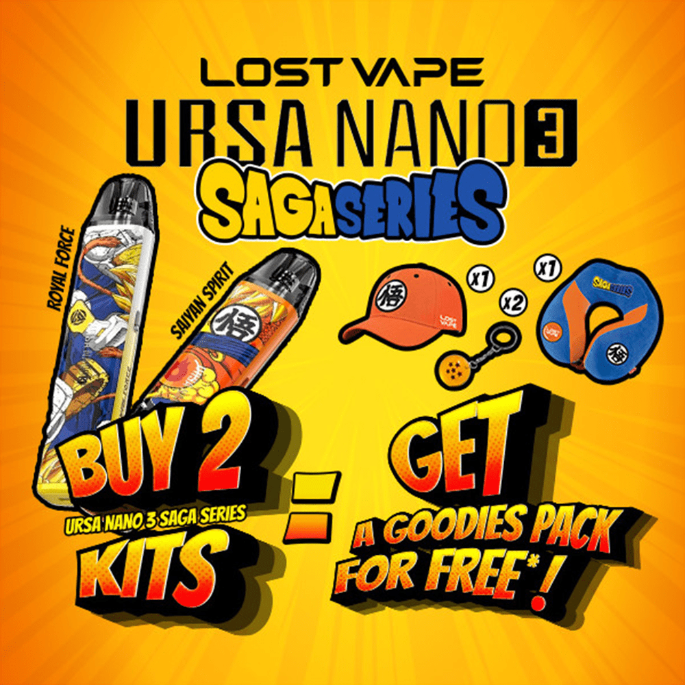 Lost Vape Ursa Nano 3 Saga Series (Speciális Ajánlat)