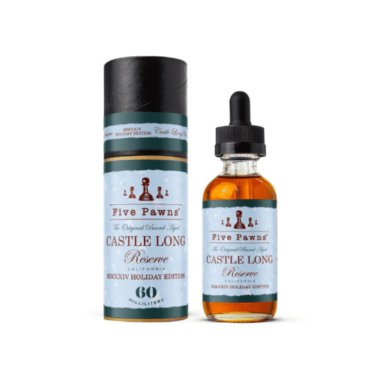 Castle Long Reserve 2024 Holiday Edition Five Pawns 50ml shortfill