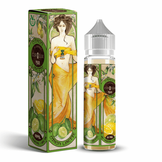 Citron Limette (Citrom - Lime) 1900 Curieux 50ml shortfill