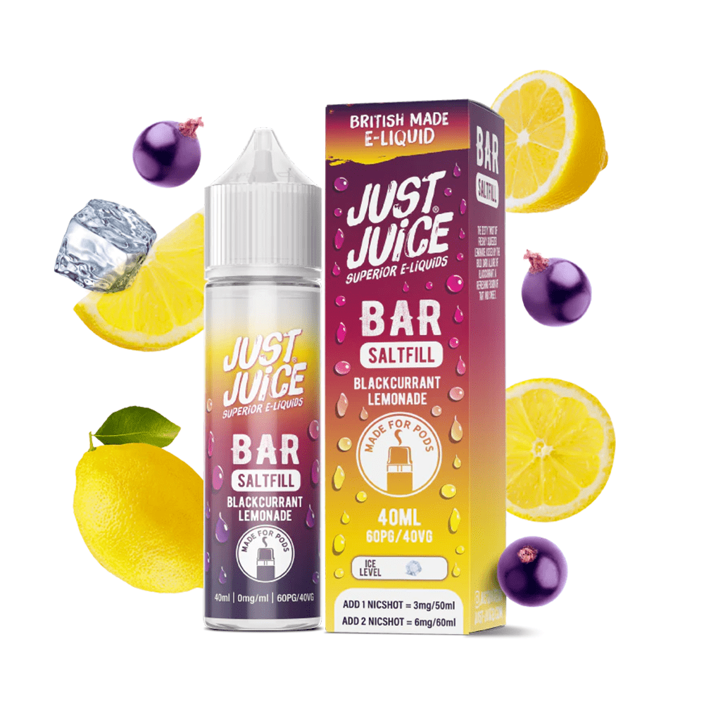 Just Juice Bar Shortfill - Blackcurrant Lemonade 40ml