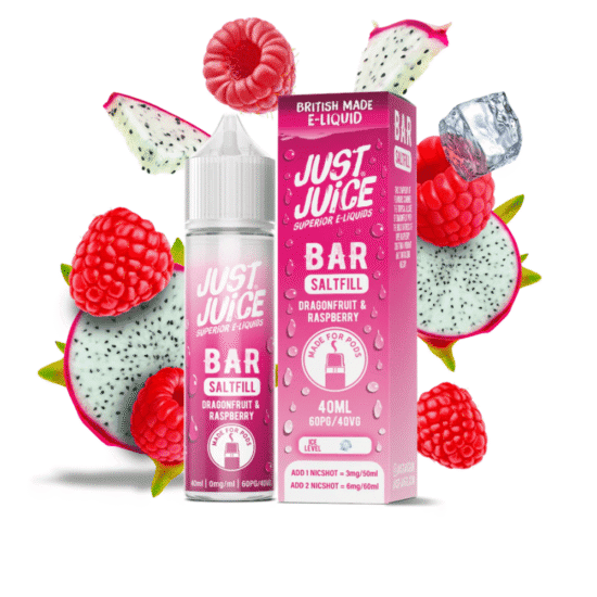 Just Juice Bar Shortfill - Dragonfruit & Raspberry 40ml