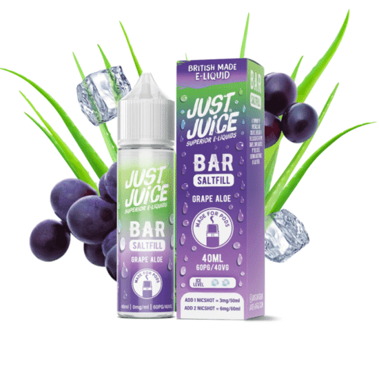 Just Juice Bar Shortfill - Grape Aloe 40ml