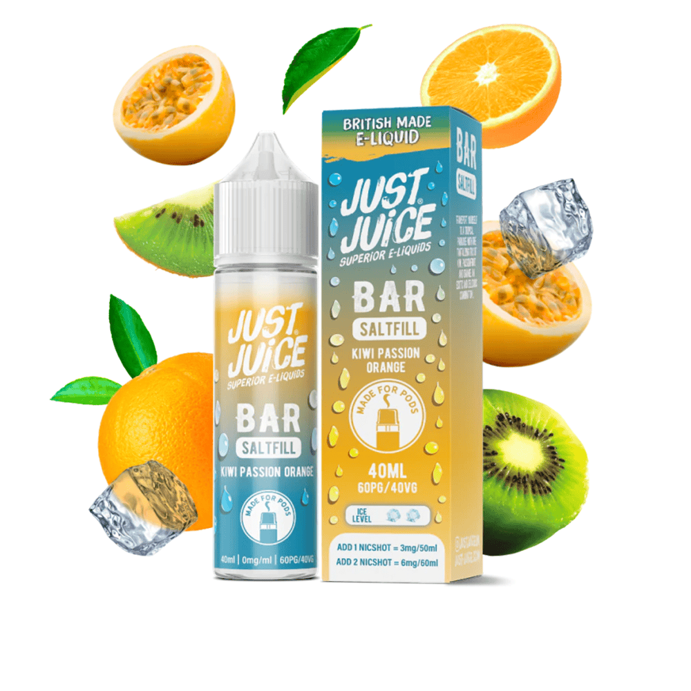 Just Juice Bar Shortfill - Kiwi Passion Orange 40ml