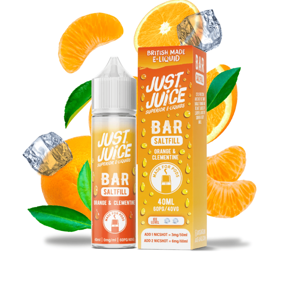 Just Juice Bar Shortfill - Orange & Clementine 40ml