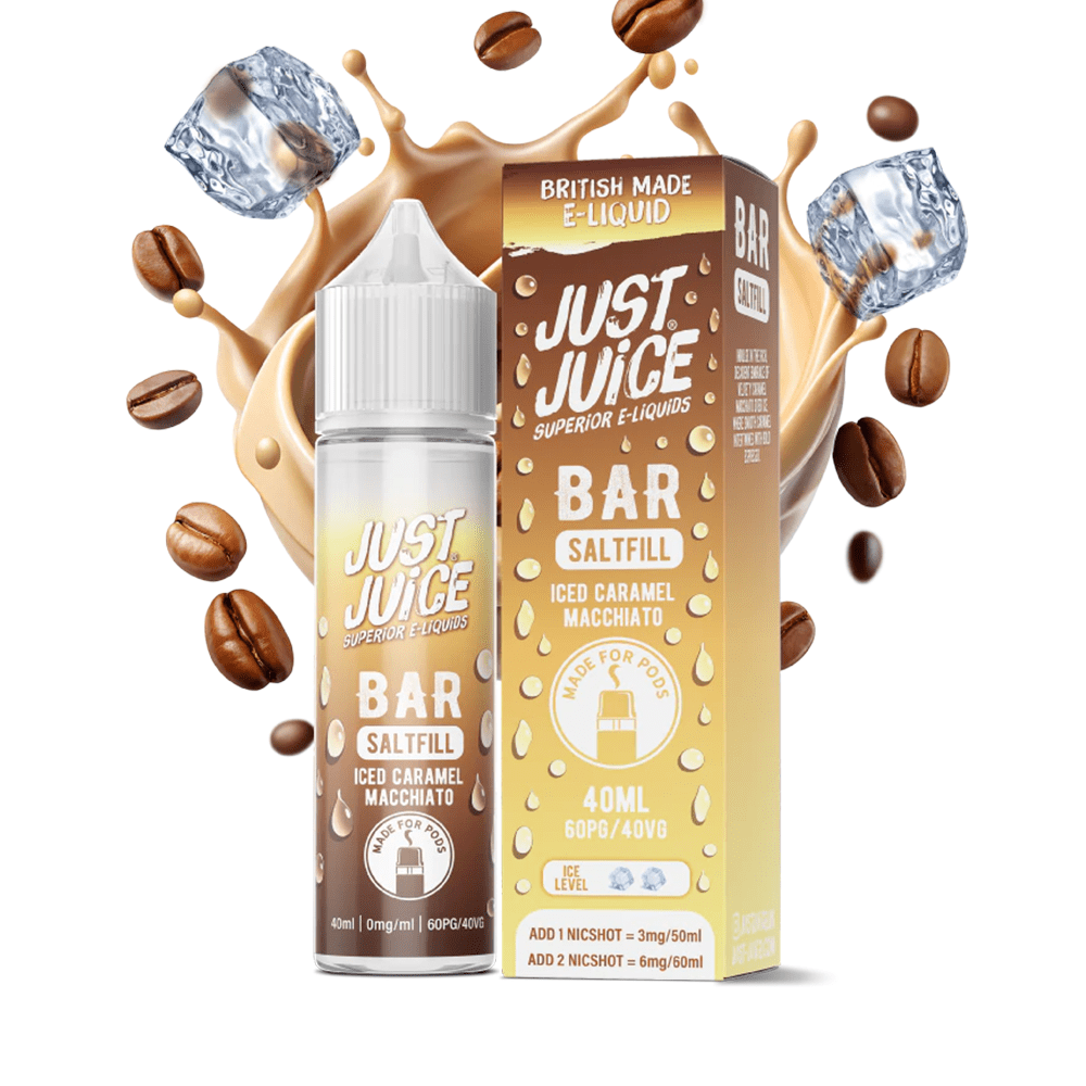 Just Juice Bar Shortfill - Iced Caramel Macchiato 40ml