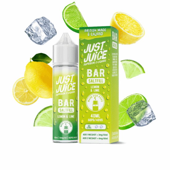 Just Juice Bar Shortfill - Lemon & Lime 40ml