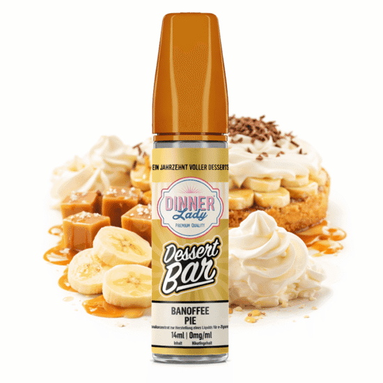 Dinner Lady Bar Dessert - Banoffee Pie Shortfill 50ml