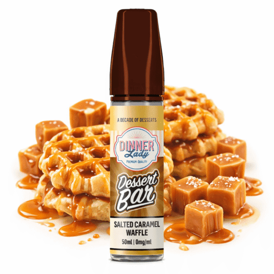Dinner Lady Bar Dessert - Salted Caramel Waffle Shortfill 50ml