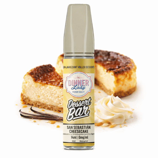 Dinner Lady Bar Dessert - San Sebastian Cheesecake Shortfill 50ml