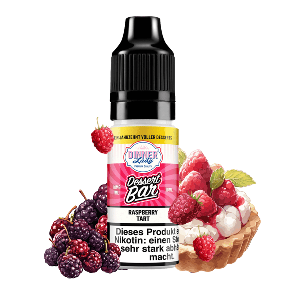 Dinner Lady Dessert Bar Salts - Raspberry Tart E-liquid 10ml