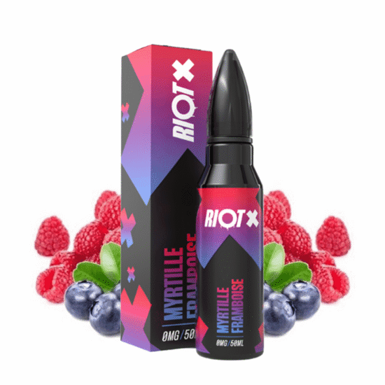 Riot Shortfill - Blueberry Raspberry (Áfonya Málna) 50ml