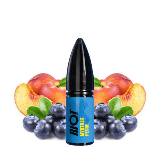Riot X Salt - Blueberry Peach (Áfonya Barack) E-liquid 10ml