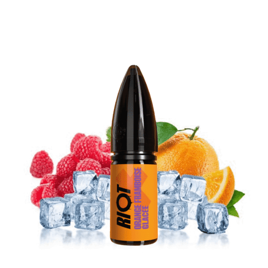 Riot X Salt - Orange Raspberry Ice (Narancs Málna Jég) E-liquid 10ml