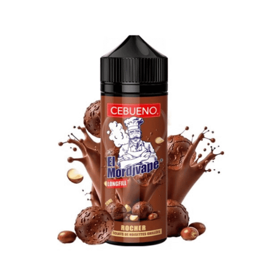 Cebueno - El Mordjvape Rocher (Pirított Mogyoró Csokoládé) Longfill 20/120ml