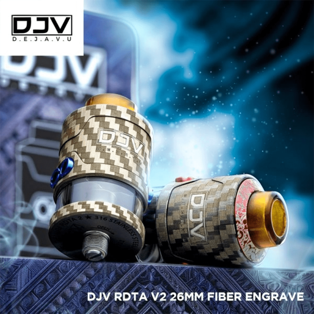 DJV Fiber Engrave RDTA V2 26mm Tank - Image 6