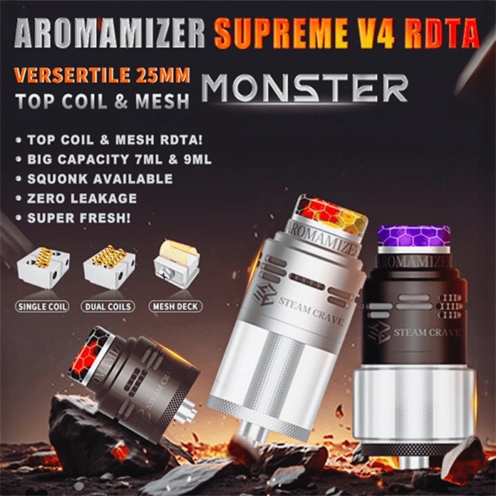 Steam Crave Aromamizer Supreme V4 RDTA Tank - Image 9