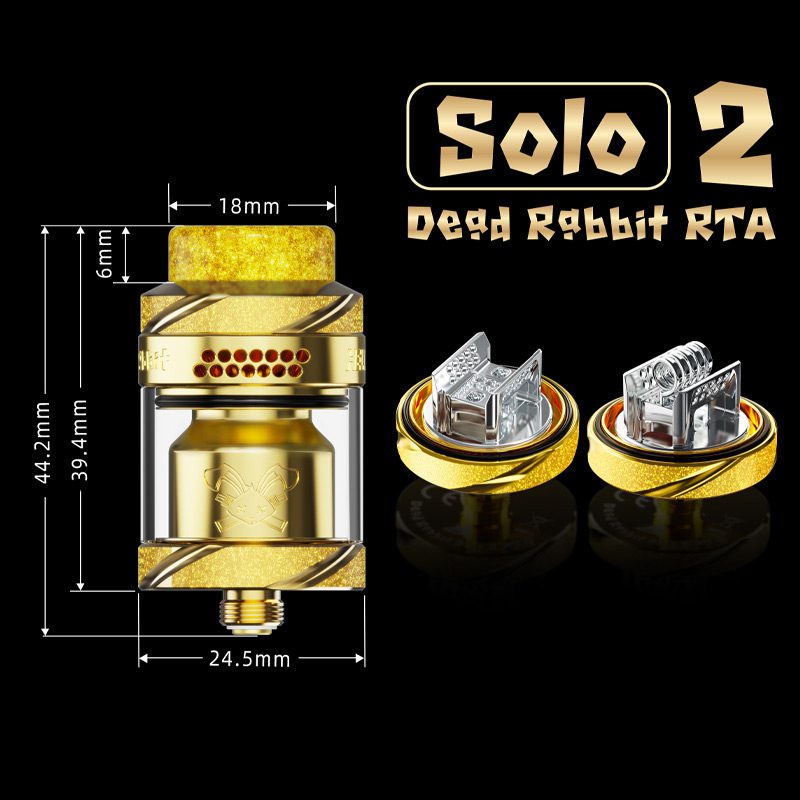 Hellvape Dead Rabbit Solo 2 RTA Tank - Image 7