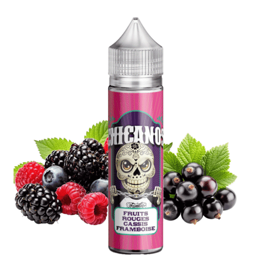 Chicanos Shortfill - Fruits Rouges Cassis Framboise (Piros Gyümölcsök, Ribizli, Málna, Jég) 50ml