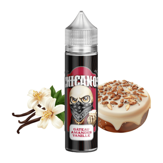 Chicanos Shortfill - Gateau Amandes Vanille (Vanília, Mandulatorta) 50ml