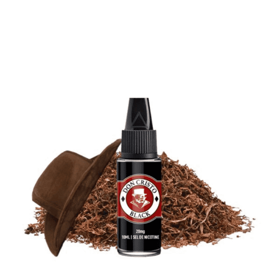 Don Cristo Salt - Black (Fekete Dohány) E-liquid 10ml