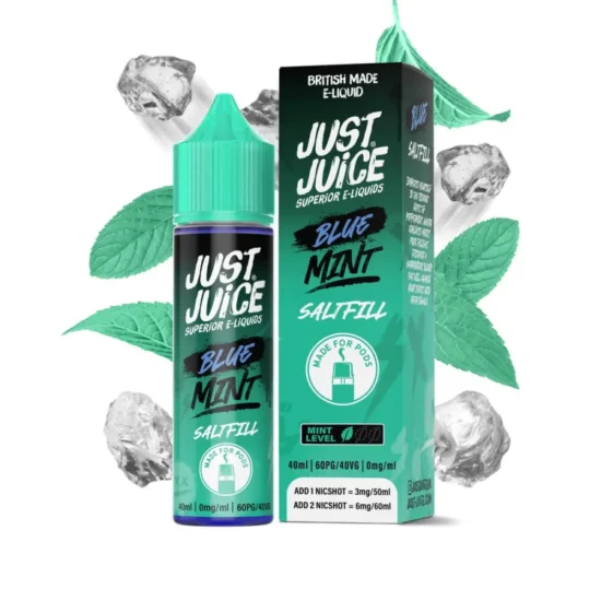 Just Juice Shortfill - Blue Mint 40ml