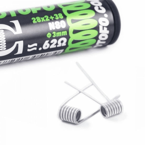Alternative view of Wotofo - Dual Core Fused Clapton Coils 28Gx2+38G 10db (0.62Ω) Tekercs