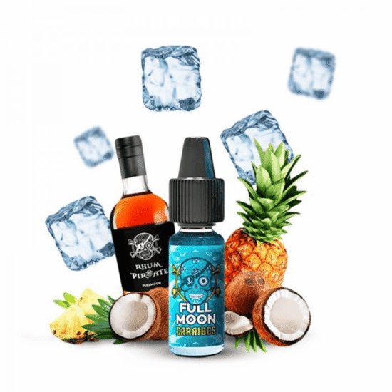 Full Moon - Caraibes (Ananász, Kókusz, Rum, Jég) Aroma 10ml